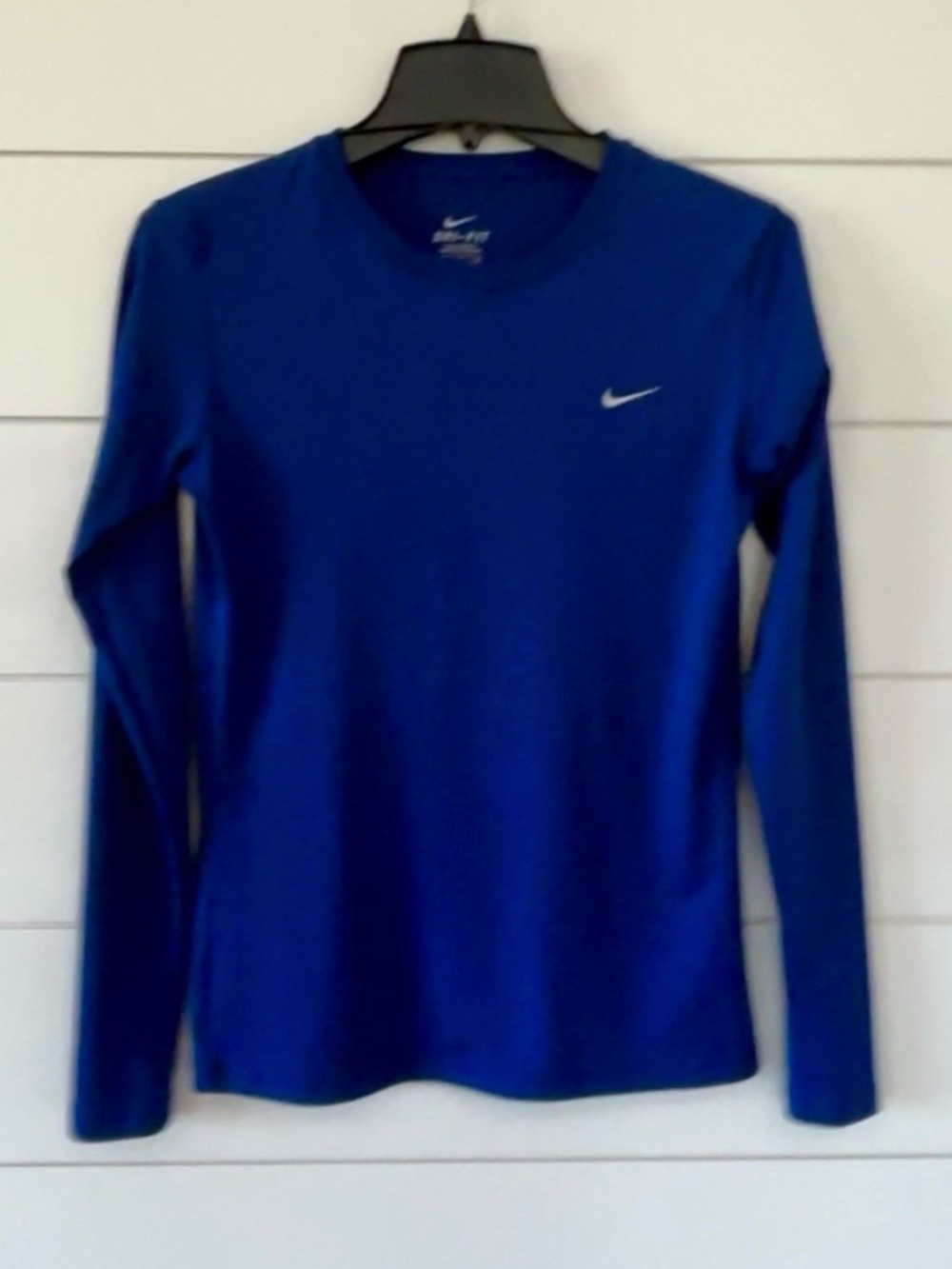 Nike Dri-FIT Long Sleeve Top - Royal Blue